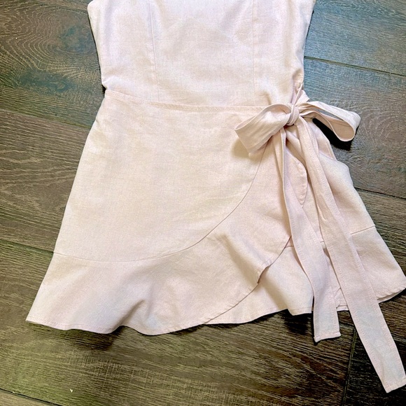 Princes Polly Wrap Dress in Blush Pink - Size 4 - Picture 2 of 7